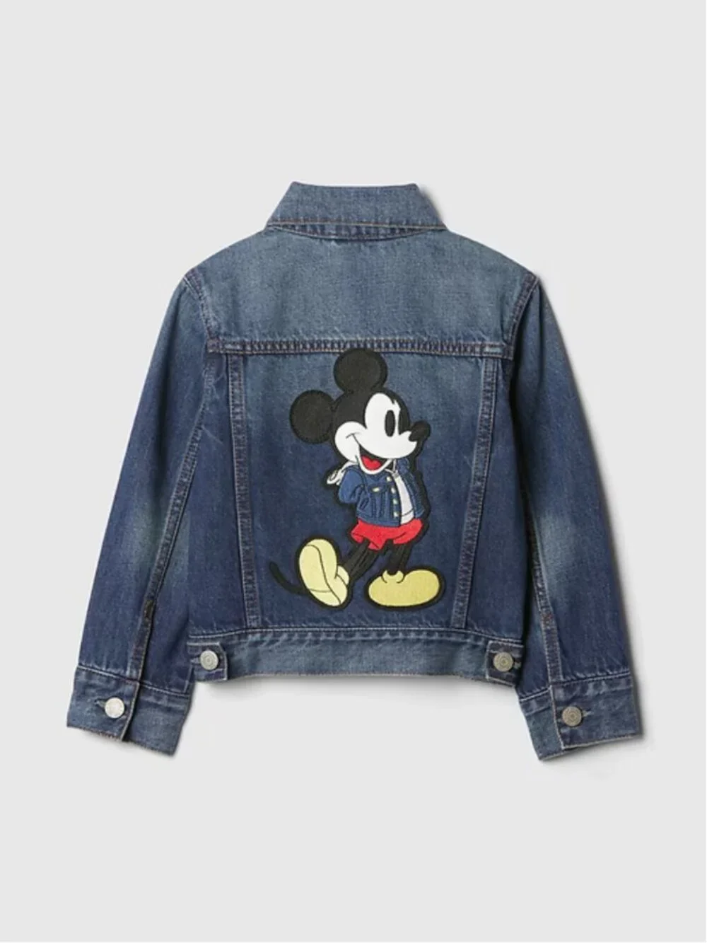 BabyGAP Disney Mickey Mouse Bundle Embroidered Polo Shirt & Denim Jacket Size 3T